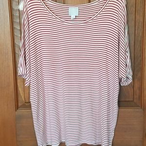 Dress Barn Sunday Cold Shoulder Top